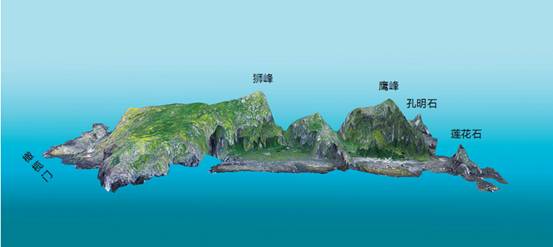 Трехмерное изображение острова Бэйсяодао