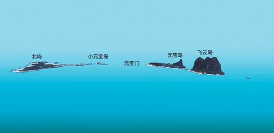 Трехмерное изображение острова Бэйюй